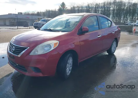 2012 Nissan Versa 1.6 Sv z USA, uszkodzony, nr VIN 3N1CN7AP6CL915979